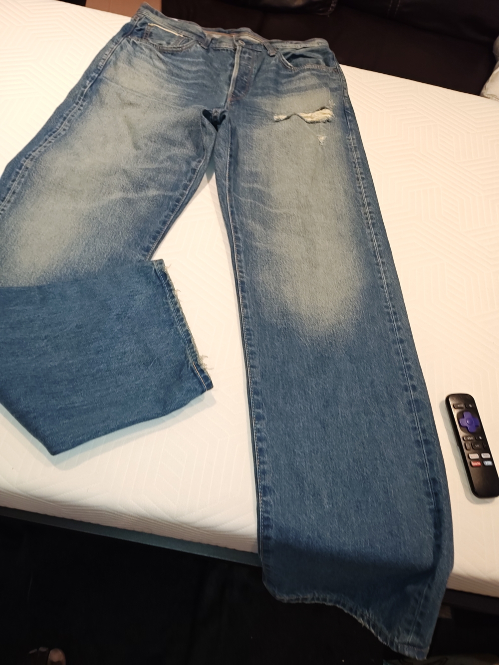 Edwin Light Blue Relaxed Straight Jeans 32x34 NWT